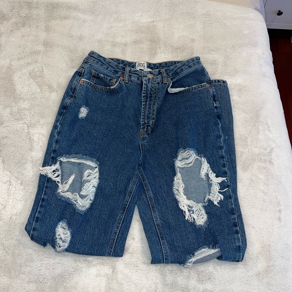 BDG boyfriend ripped jeans, size 27